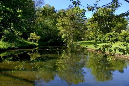 River at the bottom of the garden