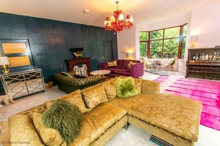 colourful living room