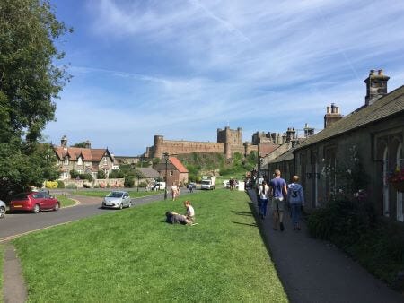 Bamburgh village