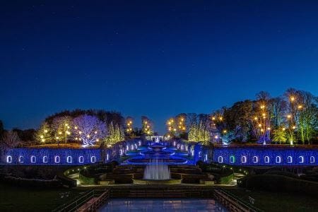 Light trail at Alnwick Gardens