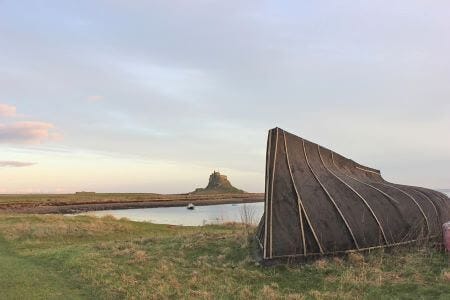 Holy island sunrise