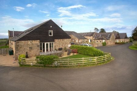 moo house and the cow shed exterior