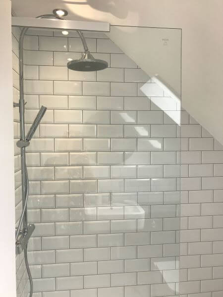 New shower at wood store