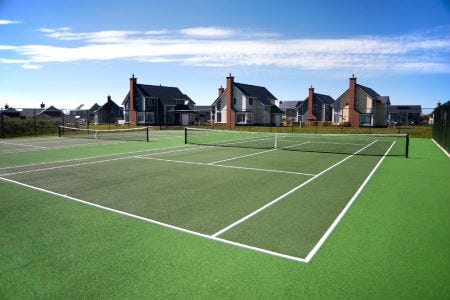 Tennis courts