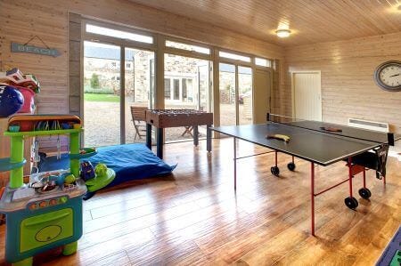 Bamburgh Coach House heated games room