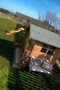 play house in the garden