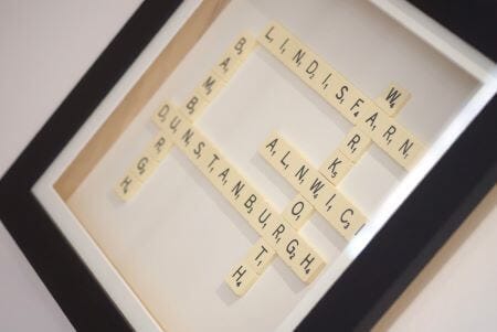 scrabble art