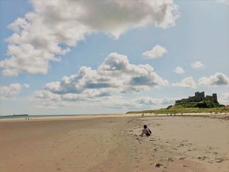 bamburgh beach