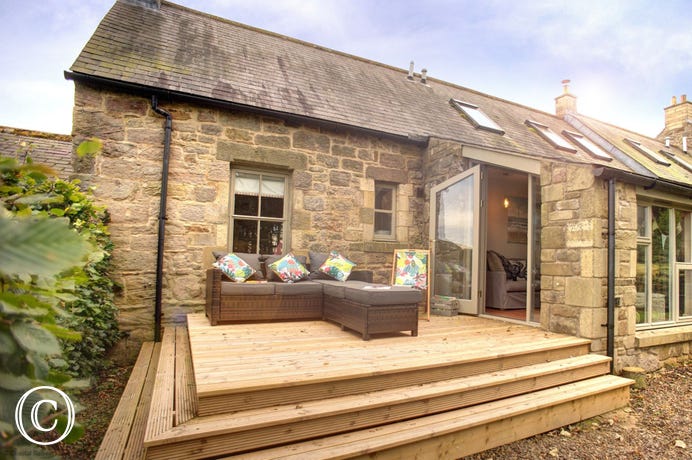 Rear terrace at Dairy Three